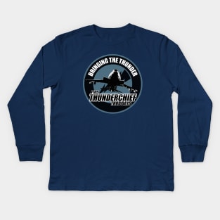 F-105 Thunderchief Kids Long Sleeve T-Shirt